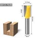 8mm Shank Straight Edge Trimming Router Bit Endmill Milling Cutter (1/2x20)