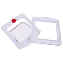 Lockable Cat Flap Door Kitten Dog Pet Lock Suitable for Any Wall White
