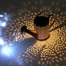 LED Solar Kettle Light Hollow Water Can Fairy String Lamp Garden Decor (A) Newly