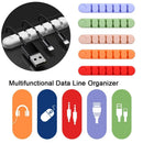 USB Cable Organizer Desktop Cable Fixer Phone Line Management Data Arrangement