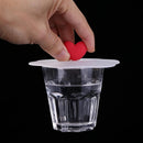 Torx Silicone Cup Cover Heat-resistant Cartoon Lid (Transparent Glue Love)