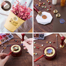 Wax Seal 24 Colors Wax Seal Set Wooden Handle for Birthday Invitations Orna