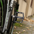 WHEEL UP Bicycle Flat Pedal Aluminum Bearing MTB Bike Platform Pedals 1 Pair