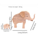 Desktop Elephant Mother And Child Wood Ornaments Mother's Day Elephant Family