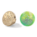 Wax Seal Stamp Retro Round Star Moon Sealing Wax Dedicated Copper Head (C) Newly