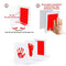 Footprint Handprint Ink Pads Kits for Newborn Baby Dog Paw Prints (Red) Newly