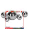 Swimming Balls Shiny Sphere Lawn Mirror Globe Swimming Garden Ball 6 Pack Newly