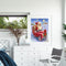 Hand Painted Oil Paint By Numbers Santa Claus Digital Drawing On Canvas Home Art
