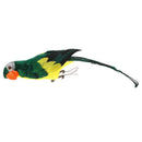 Simulation Parrot Hanging Decals Bird Ornament Gardening Decor Props (Green