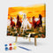 Digital Oil Painting By Numbers Kits Horse DIY Hanging Decor Room Wall Canvas