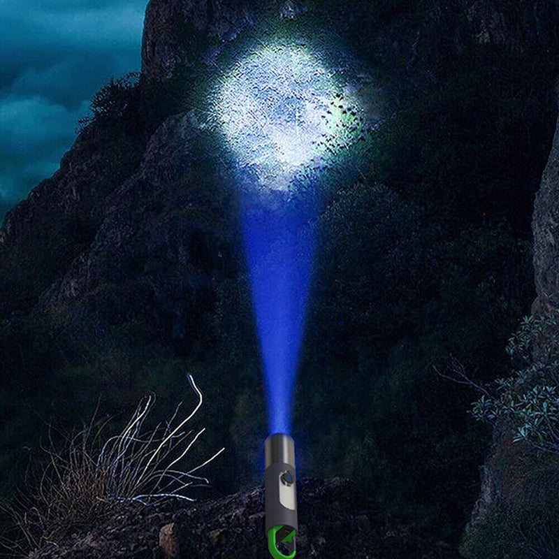 Xhp50+cob Flashlight Flashlight 1000lm Outdoor Flashlights USB 2 in 1 for Hiking