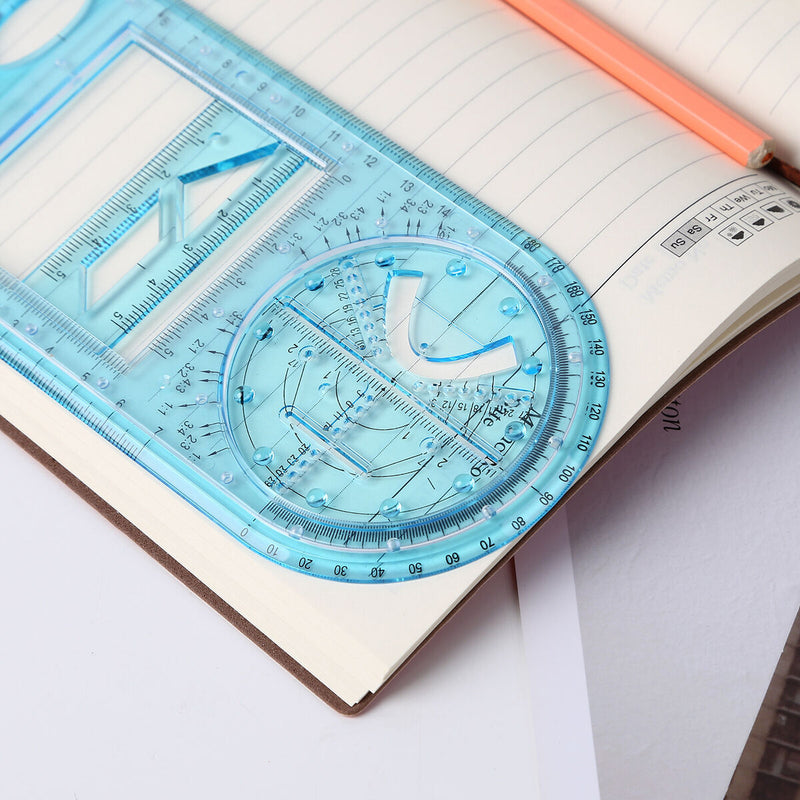 Geometric Ruler - Craft Supplies Mathematics Drawing Ruler for DIY Card Craft