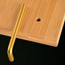 Wooden V60 Filter Paper Rack Hand Drip Coffee Cake Filter Paper Holder (D)