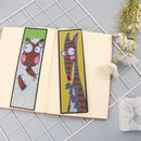 2pcs Special Shaped Drill Diamond Leather Tassel Bookmark DIY Art (SQ13) Newly