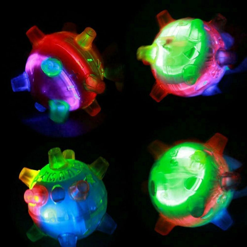 Electric Glow Jumping Activation Ball For Dog LED Light Flashing Bouncing  best