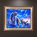 Tiger Animal DIY 5D Diamond Embroidery Painting Cross Stitch Craft Home Dec