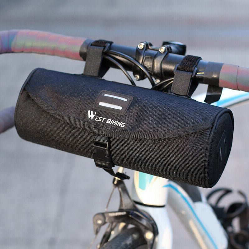 WEST BIKING Bicycle Bag Waterproof Front Tube Frame MTB Handlebar Pannier Newly