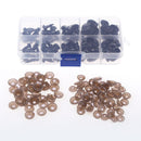 demiawaking 264pcs 6-12mm Colorful Plastic Safety Eyes Animal Eyes with Un