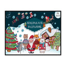 11CT Printed Full Cross Stitch DIY Christmas Hand Painting Living Room Decor Kit