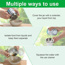Filter Colander Oil Drainer Tuna Press Lid Food Can Strainer Tuna Can Strainer