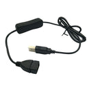 USB 2.0 Male To Female Extension Cable with ON/OFF Switch Data Transmission UK