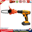 Portable Conversion Head Kits Electric Drill to Electric Chain Saw Adapter Newly