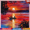 Sea Sunset Oil Paint By Numbers Kit DIY Acrylic Painting on Canvas Frameles #F