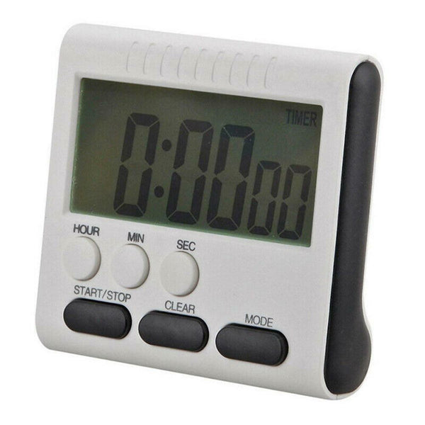 LCD Digital Magnetic Kitchen Cooking Large Timer Loud Count-Down Clock Q1V6