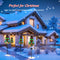 Solar Powered Stake Lights Snowman Shaped Waterproof LED Christmas Decorations