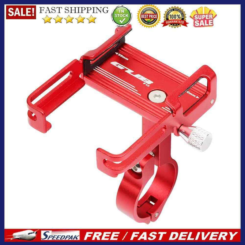 2pcs Bike Cell Phone Holder Handlebar Clip GUB P10  (Red)