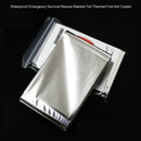 Waterproof 140x210cm emergency survival rescue blanket film thermal curtain