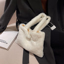 Female Fluffy Fur Shoulder Bag Women Winter Warm Casual Mini Shopping Handbag