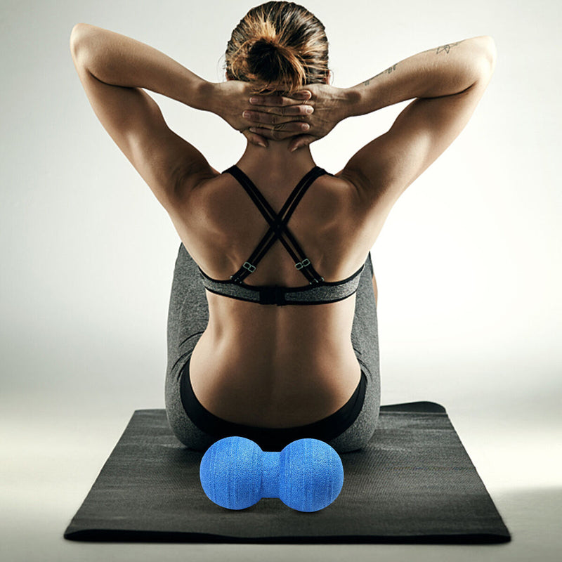 Peanut Ball Roller Double Lacrosse Massage Ball for Myofascial Release Therapy