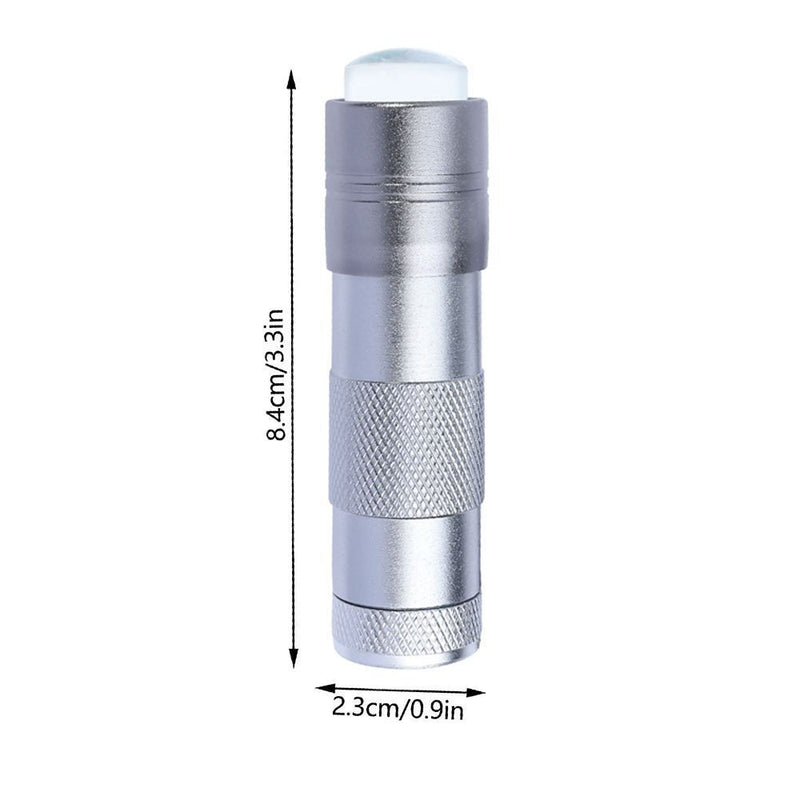 with Flat Silicone Head UV Led Portable Mini UV Light Presser Nail Presser Lamp