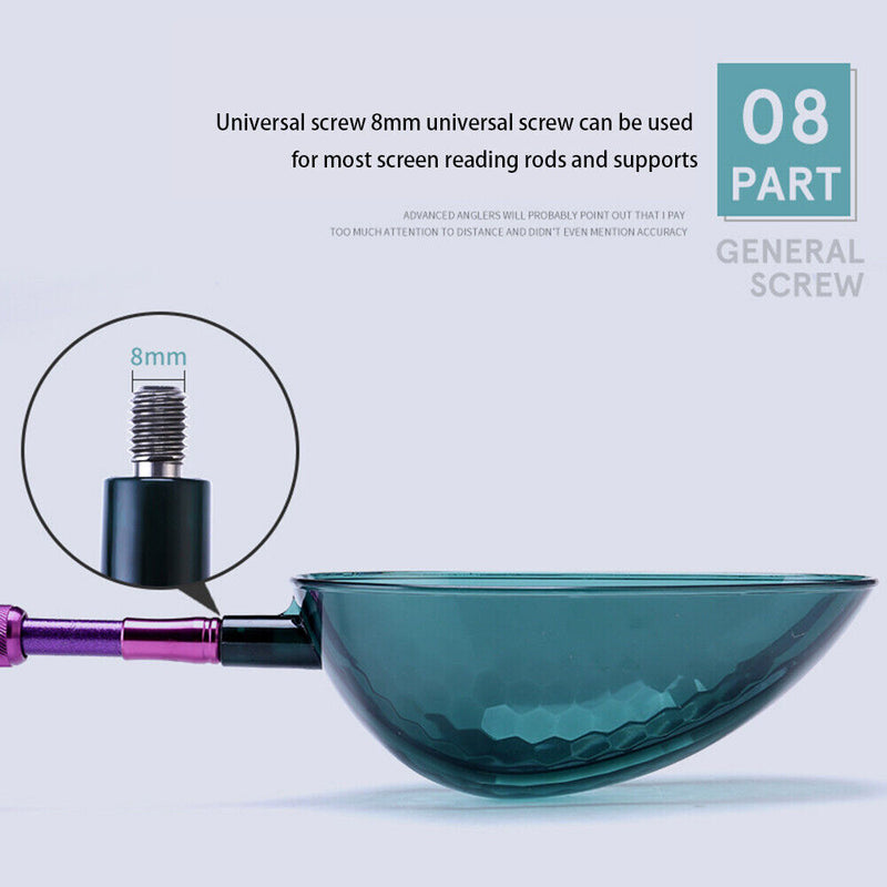 Fishing Bait Casting Spoon Replaceable Pole for Feeding Particles (Pole) Newly