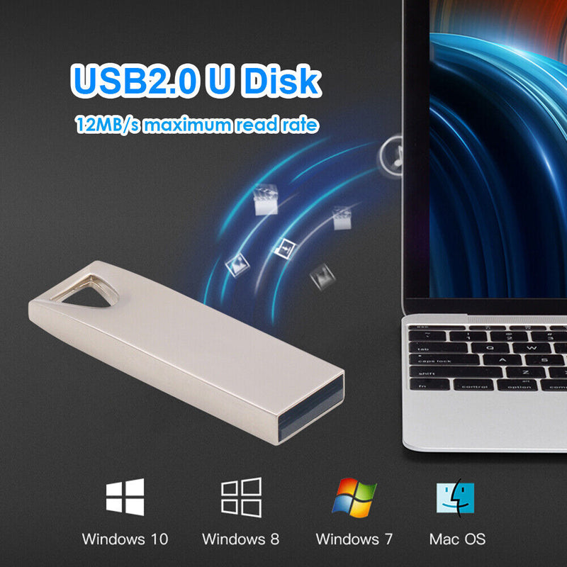 USB 2.0 Flash Drive 32GB Pendrive High Speed Thumb Pen Drive with Keychain