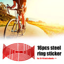 18 Inch Reflective Car Motorcycle Wheel Rim Stripe Stickers Universal 16 Pack