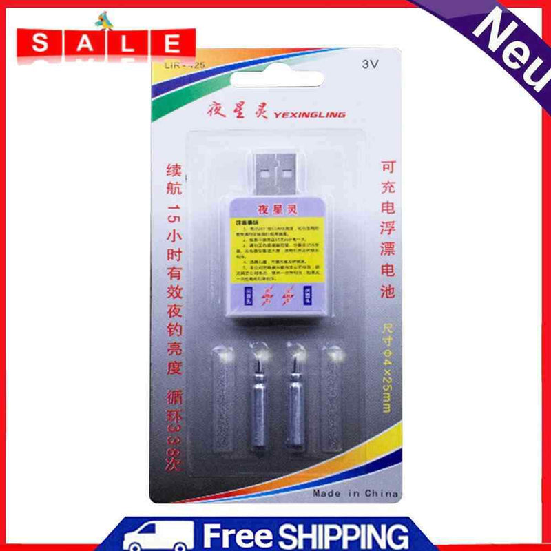 Fishing Electric Floats Rechargeable CR425 Battery Fishing Buoy Accessories