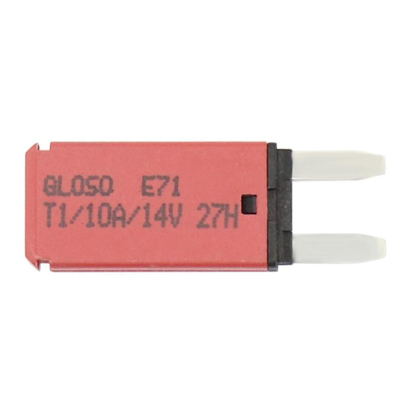 DC 14V Auto Reset Mini Circuit Breaker Blade Fuse for Car Boat(10A Red) Newly