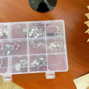 Beads Container Little Stuff Storing Transparent Storage Box Small Items Case