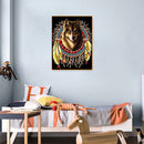 5D DIY Diamond Painting Dream Catcher Wolf Full Square Drill Mosaic Picture