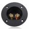 Round Boxes with 2 Banana Jack Stereo Plug Speaker Terminal Connectors