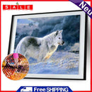 Snow Wolf 5D Diamond DIY Painting Craft Kit Home Decor