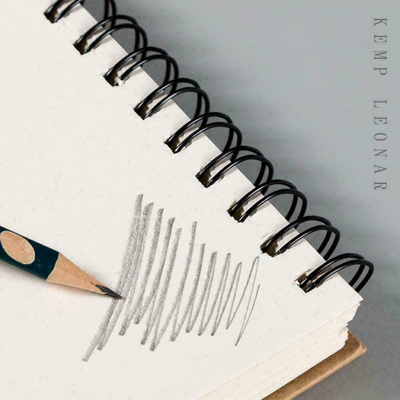 100 Pages Dot Grid Kraft Cover Coil Journal Notebook Favor School A5 S1H4 R2T2