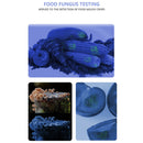 Waterproof Portable 128 LED UV Inspection Torch Multifunctional 395nm Flashlight