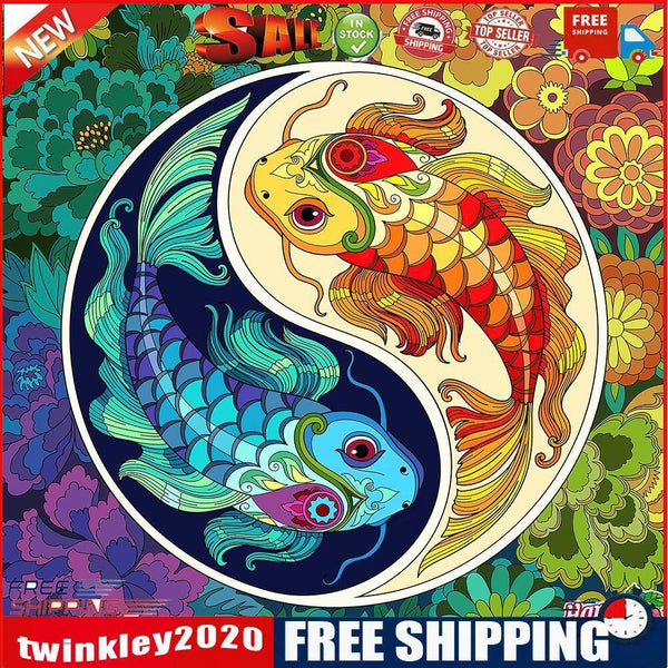 Diamond Painting Partial Special Drill fish Picture of Rhinestone