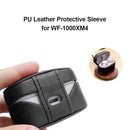 PU Leather Protective Cover Case for Sony WF-1000XM4 Charging Case (Black) Newly