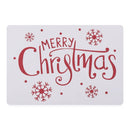 Embossing Layering Stencils Merry Christmas Scrapbooking Painting Template