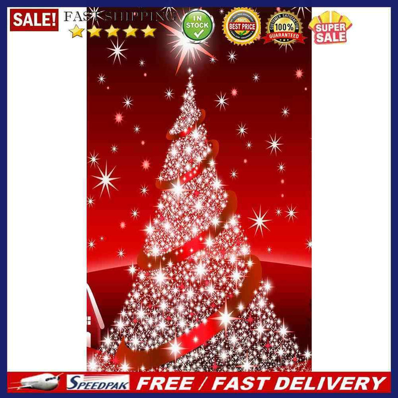 5D Christmas Tree Mosaic Diamond Painting Drawing Full Round Drill DIY Art