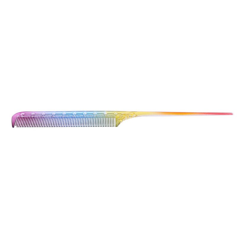 Anti-static Double Head Heat Resistant Rainbow Comb Hairdresser for Hair Cu